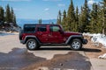 The famous off-road Jeep vehicle in Colorado Springs, Colorado