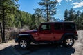 The famous off-road Jeep vehicle in Colorado Springs, Colorado