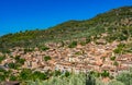 Famous old beautiful village Fornalutx on Majorca island, Spain Royalty Free Stock Photo