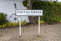 The Famous Old Blacksmith Shop in Gretna Green, Scotland Royalty Free Stock Photo