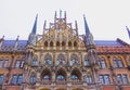 The famous old city hall at Munich at Germany Royalty Free Stock Photo