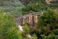 Famous old Gorgopotamos bridge in Greece near Lamia which was blown up in WWII