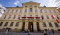 Famous Old Landhouse in Innsbruck - INNSBRUCK, AUSTRIA, EUROPE - JULY 29, 2021 Royalty Free Stock Photo