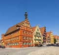 Famous old romantic medieval town of Dinkelsbuehl Royalty Free Stock Photo