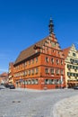 Famous old romantic medieval town of Dinkelsbuehl Royalty Free Stock Photo