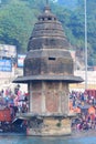 Famous old temple on the bank of ganga river in haridwar, haridwar temple , old haridwar temple