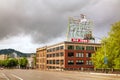 Famous Old Town Portland Oregon neon sign Royalty Free Stock Photo