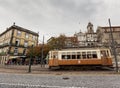 Famous old tram in Porto Royalty Free Stock Photo