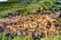 View of mediterranean village Fornalutx on Majorca, Spain Royalty Free Stock Photo