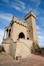 Famous Olite castle in Navarra, Spain. Royalty Free Stock Photo