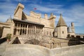 Famous Olite castle in Navarra, Spain. Royalty Free Stock Photo