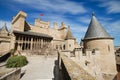 Famous Olite castle in Navarra, Spain. Royalty Free Stock Photo