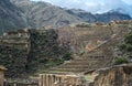 Famous Ollantaytambo Inca site, Peru