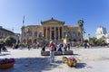 The famous opera house Teatro Massimo in Palermo, Italy. Royalty Free Stock Photo