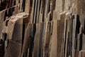 The famous Organ Pipes rock formations in Damaraland, Namibia, Southern Africa Royalty Free Stock Photo