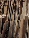The famous Organ Pipes rock formations in Damaraland, Namibia, Southern Africa Royalty Free Stock Photo