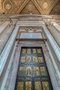 The famous ornate bronze Holy Door