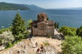 famous orthodox church on lake ohrid