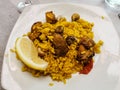 The famous paella