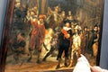 Famous painting The Night watch by Rembrandt, Rijksmuseum - Amsterdam Royalty Free Stock Photo