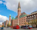 Famous Palace Hotel at the City Hall Square in Copenhagen