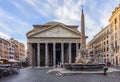 Famous Pantheon building in Rome, Italy Royalty Free Stock Photo