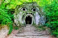 Mysterious park of Monsters of Bomarzo - landmarks of Italy Royalty Free Stock Photo