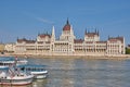 The famous parliament in a capital Budapest of Hungary