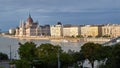 The famous parliament in a capital Budapest of Hungary