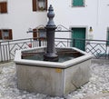 Famous Pesaris fountain in Italy