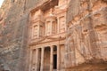 Petra Treasury Full Shot, Slight Side Angle Royalty Free Stock Photo