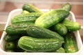 Famous pickles in New York Deli Royalty Free Stock Photo