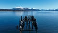 Famous Pier At Puerto Natales In Magallanes Chile.