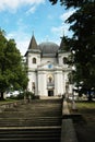 The famous pilgrimage church Saint Hostyn in Moravia