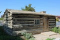 Deuel pioneer log home Royalty Free Stock Photo