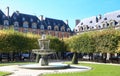 The famous place des Vosges, Paris, France