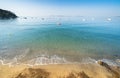 Famous Plage de Jean Blanc on French Riviera, France