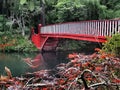 The Poet\'s bridge in the Pukekura park in New Plymouth in New Zealand