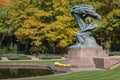 Famous Polish pianist - Frederic Chopin monument in Warsaw Royalty Free Stock Photo