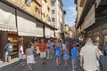 Shops Ponte Vecchio Florence, Italy Royalty Free Stock Photo