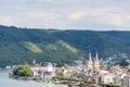 famous popular Wine Village of Boppard at Rhine River,middle Rhine Valley