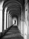 The famous portico of St. Luke in Bologna