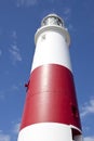 The famous portland bill lighthouse Royalty Free Stock Photo