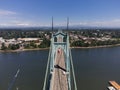 Famous Portland Bridge During the Day