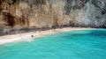 Famous Porto Katsiki beach, Lefkada, Greece Royalty Free Stock Photo