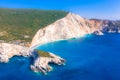 Famous Porto Katsiki beach in Lefkada island, Greece Royalty Free Stock Photo