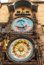 Famous Prague chimes. Prague Astronomical Clock