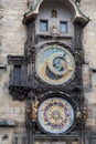 The famous Prague clock Royalty Free Stock Photo