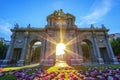 Famous Puerta de Alcala