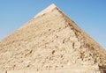 The famous pyramid of Kefren in Cairo, Giza, Egypt